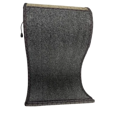 Curved Cat Scratcher Lounge With Feather Toy - Durable & Stylish Design For Cats - Image 1 of 4