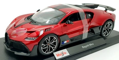 Maisto 1/18 Scale Diecast 46629 - Bugatti Divo - Red/Black - Image 1 of 4