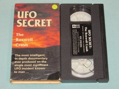 UFO SECRET: THE ROSWELL CRASH (VHS, 1994) ***Rare, OOP!*** Aliens - Image 1 of 4