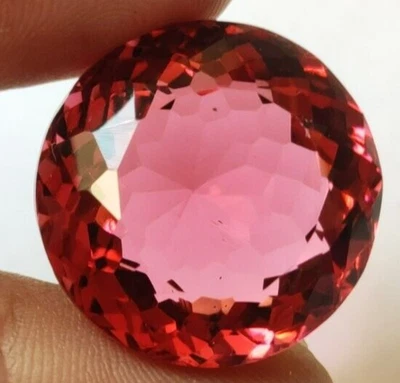 AAA+ 92.20 Ct. Large Pink Tourmaline Round Cut Loose Gemstone Gift for Women/Her - Image 1 of 4