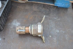 3 ZOLL MESSING NOCKENSCHLOSS AUF 2 ZOLL ADAPTER MIL SUPLUS - Bild 1 von 7