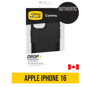 Coque OtterBox Commuter MagSafe Noire pour iPhone 16  - Photo 1 sur 4