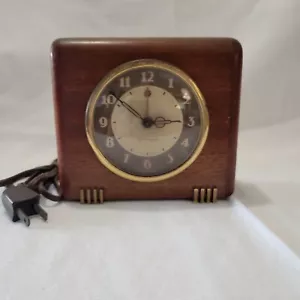 Seth Thomas Holz Tischuhr MCM VINTAGE Modell ECHO-3E Electric MADE USA Holz - Bild 1 von 24