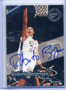 ROBERTO BERGERSEN 1999 Pase de Prensa Auténtico Autógrafo de Novato - Estado de Boise - Imagen 1 de 1