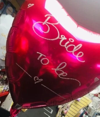 Bride To Be Balloons - Personalised - Handwritten - Image 1 of 4