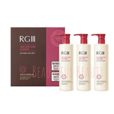 RGIII RG3 Hair Regeneration Hair loss prevention Hair regrowth Clinic Shampoo  - Image 1 of 4