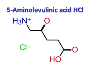 Aminolävulinsäurehydrochlorid, CAS 5451-09-2 - Bild 1 von 1