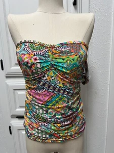 Bleu Rod Beattie Women Seriously Sunny Bandini Tankini Top MSRP $91 - Picture 1 of 9