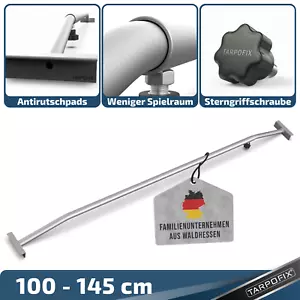 Barra de lona remolque 100 - 145 cm barra de lona plana para lona plana coche aluminio - Imagen 1 de 7