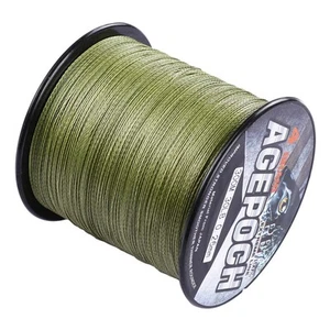 Power Line 100M-2000M Pro Army Green PE Dynema Braided Fishing Line 6-300LB - Picture 1 of 9