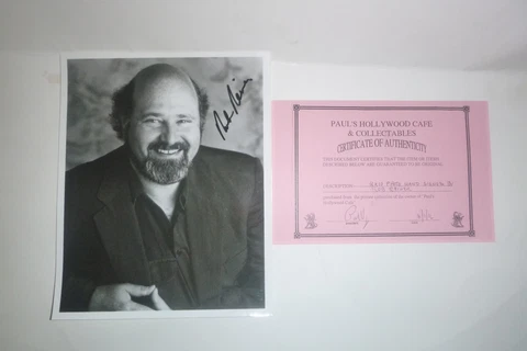 Rob Reiner Hand Signed 8" x 10" Black & White Glossy Autograph Photo with COA Cover