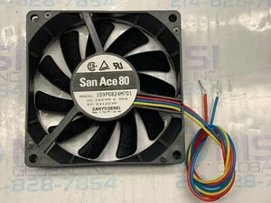 SANYO DENKI San Ace Cooling Fan 80x80x15mm 24V 0.05A 3pin 109P0824M701 - Photo 1/2
