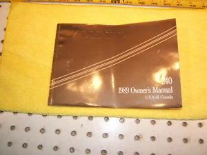 Volvo 1989 240 Genuine Volvo owner's Genuine 1 Manual Only,Printed in Canada - Bild 1 von 12