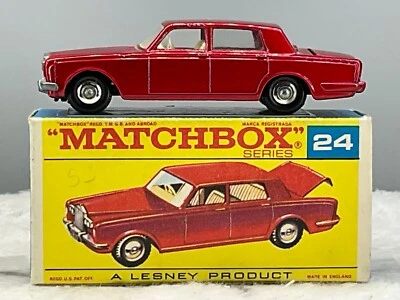 Matchbox Lesney#24C,Rolls Royce Silver Shadow,Mint,Boxed all orig,N.O.S - Image 1 of 4