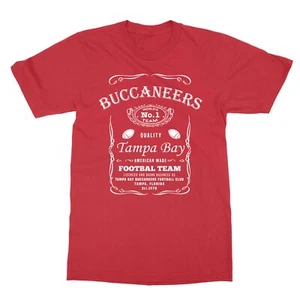 Tampa Bay Buccaneers JD Whisky Football Whiskey Cool Men's T-Shirt - Picture 1 of 15