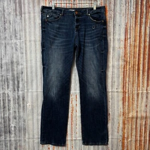 DEAR JOHN Jeans Womens Size 30 LIAM Straight Distressed - Picture 1 of 8