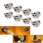 200 Sets Skull Rivets Gothic Skull Stud Accessories For DIY Shoe Bag(Silver) TDM