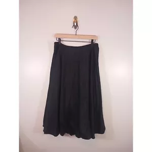 Lauren Ralph Lauren Whimsigoth Witchy Goth Silk Midi Skirt Women's Size 10 - Picture 1 of 6