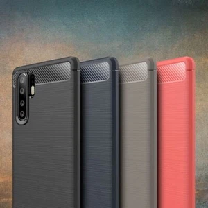 Ochrona Etui na telefon komórkowy do Huawei Honor Mate P30 P40 P50 Case Cover Bumper Carbon - Zdjęcie 1 z 19
