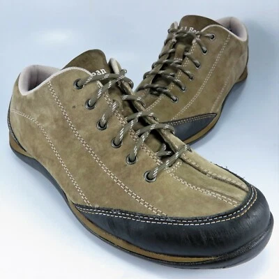 LL Bean BeanSport Walking Shoes Womens Size 8M Brown Suede Bicycle-Toe Sneakers - Image 1 of 4