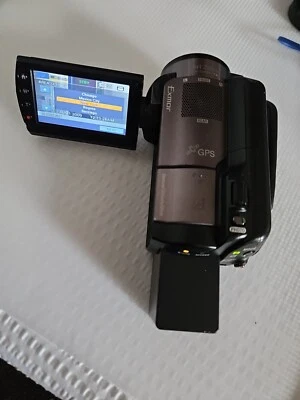 Sony HDR-XR200V Handycam HD AVCHD Camcorder Tested Works. No Power Cable - Image 1 of 4
