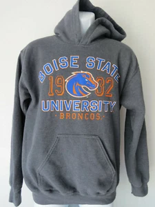 Vintage kleiner blauer Boise State University Broncos Hoodie Sweatshirt S - Bild 1 von 7