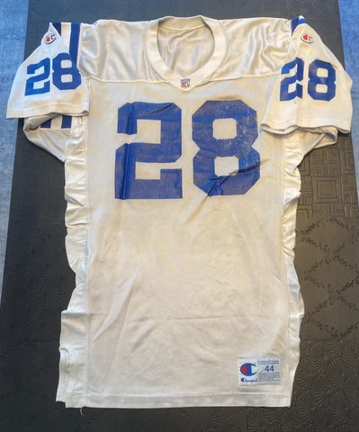 Marshall Faulk Indianapolis Colts Champion Jersey - size 44 Cover