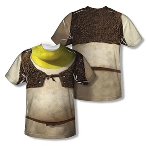 SHREK COSTUME Licensed Halloween Adult Men's Graphic Tee Shirt SM-3XL - Picture 1 of 3