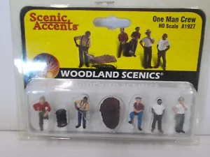 WOOSLAND SCENIC ACCENTS # A1927 ~ ONE MAN CREW ~ HO SCALE - Bild 1 von 3