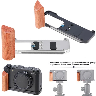 Fit for Fujifilm Fuji X-M5 Camera Wooden L Plate Bracket Quick Release Hand Grip - image 1 of 4