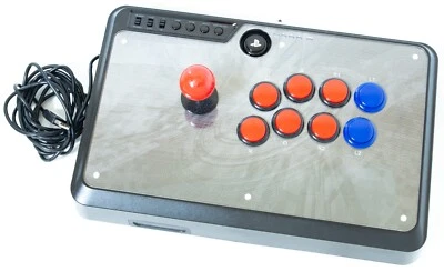 ARCADE PAD JOYSTICK OFFICIAL VENOM PLAYSTATION SONY PS 3 & PS 4 GAME CONTROLLER - Image 1 of 2