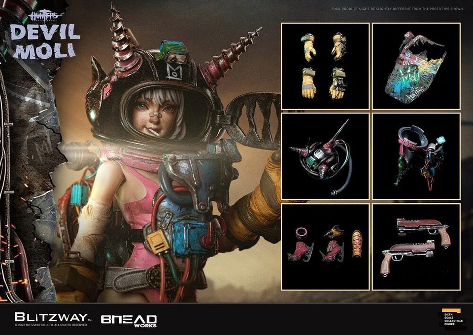 BLITZWAY BW-UMS-12001 Day After WWlll HUNTERS Devil Moli 1/6 Figure Toy INSTOCK