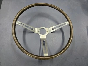 GM 3 Spoke Wood Steering Wheel 1964 - 68 Corvette Camaro Chevelle Nova Original - Picture 1 of 16