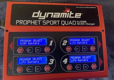 Dynamite - DYNC2050 Prophet Sport Quad 4 X 100W AC/DC Charger Used - Image 1 of 4