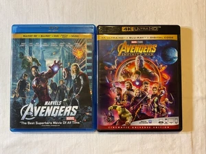 Marvel’s Avengers & Avengers Infinity War Blu Ray + DVD. P - Picture 1 of 8