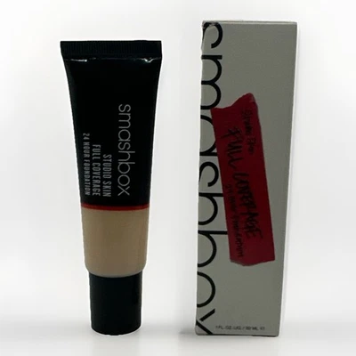 Smashbox Studio Skin Full Coverage 24 Hr Foundation Very Fair  Neutral 0.1 - Image 1 of 4