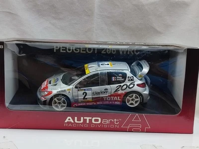 Autoart 1/18 2001 Peugeot 206 Wrc Rally Catalunya n.2 nuovo modello imballato  - Immagine 1 di 4