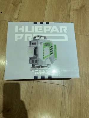Huepar Pro ZK03CG-S 3 x 360° Green Laser Level– Self-Leveling Rechargeable -NEW!