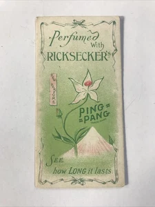 Trade card Ricksecker’s ping pang perfume - Picture 1 of 2