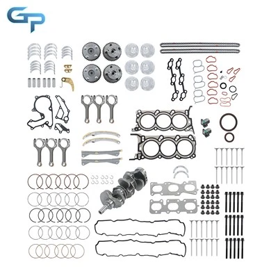 Engine Overhaul Rebuild Kit w/ Crankshaft Rods Timing For KIA Sedona/Cadenza 3.3 Foto 1 de 4
