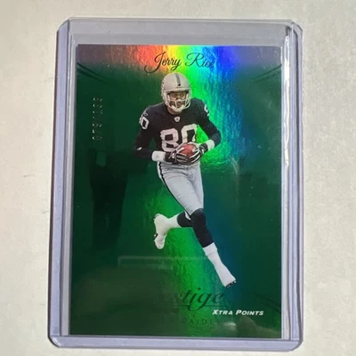Panini Prestige 2024 - Jerry Rice #162 Xtra Points Premium Green/199 Foto 1 de 3