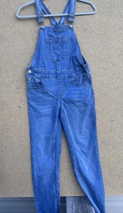 Casual Blue Denim Overalls Girls Size 14 - Picture 1 of 8