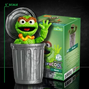 Oscar el Gruco de Plaza Sésamo Blokees Mini Modelo Kit Escala 5" - Imagen 1 de 12