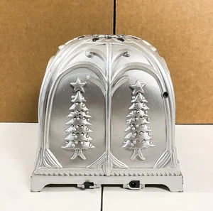 Puleo International Tree Stand for Fiber Optic Christmas Tree Silver No Cord - Picture 1 of 4