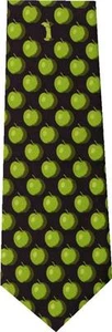 ALIMENTO MANZANA VERDE FRUTA NUEVA NOVEDAD CORBATA - Imagen 1 de 1