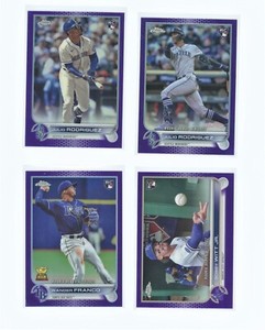 2022 Topps CHROME UPDATE PURPLE Baseball You Pick Complete Your Set BUY 3 GET 1