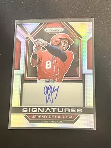Jeremy De La Rosa Autographed RC 2023 Prizm Signatures Silver Prizm #SIG-JR (NM) - Picture 1 of 2