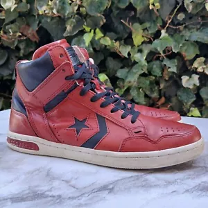 Sneakers alte Converse Wama da uomo taglia 8,5 nere/rosse - Foto 1 di 17