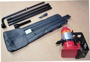 DUALLY 6 Ton Bottle Jack & Tool Roll Spare Tire Lug Nut Wrench SUPER DUTY F550 - Picture 1 of 22