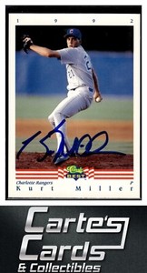 Kurt Miller 1992 Classic Best #67  Charlotte Rangers TTM/IP Signed Autographed